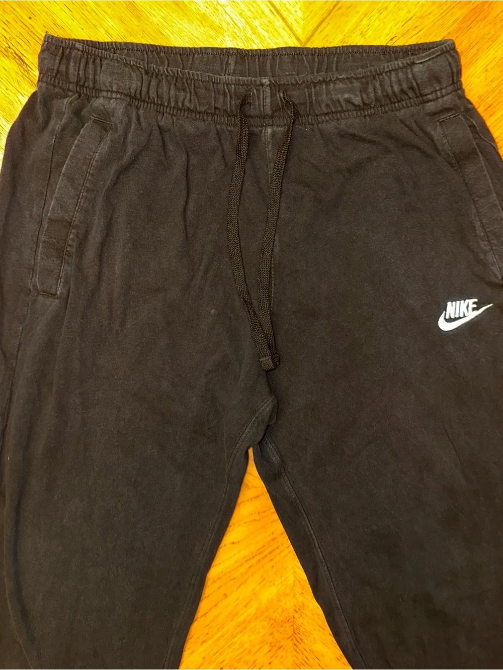 Nike Pants Men's Medium Black Sportswear Club Jersey Joggers Active BV2762-010